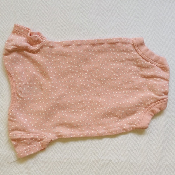 newborn baby girl peach layette bundle lot 5 pieces george & child of mine - Picture 7 of 10